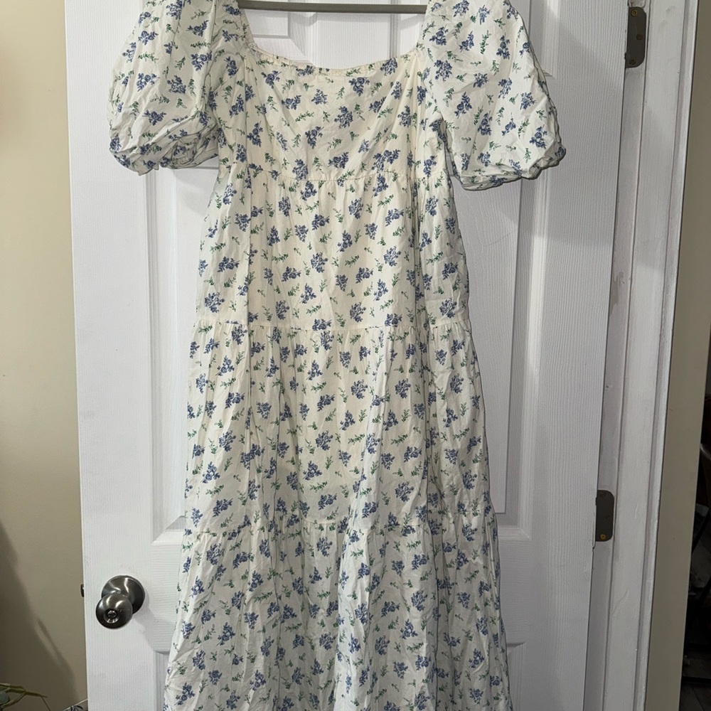 Neuflora Floral Puff Sleeve Bella Dress